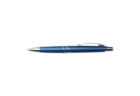 Klasyczny długopis plastikowy, niebieski.