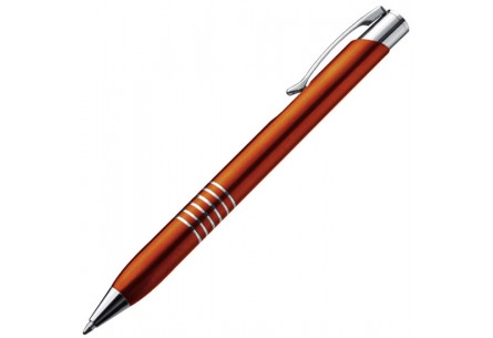 Długopis metalowy pomarańczowy