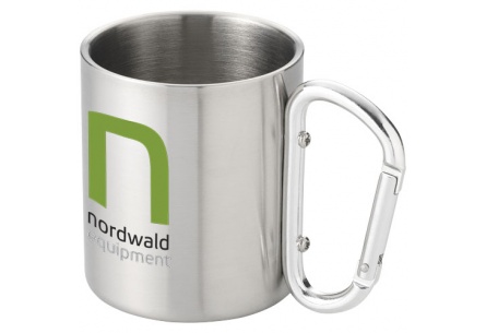 Kubek termiczny z karabińczykiem