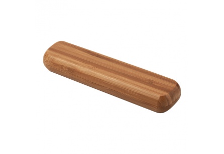 Długopis Vizela w bambusowym etui, brązowy