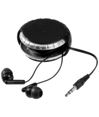 Słuchawki douszne Windi z opakowaniem na kabel