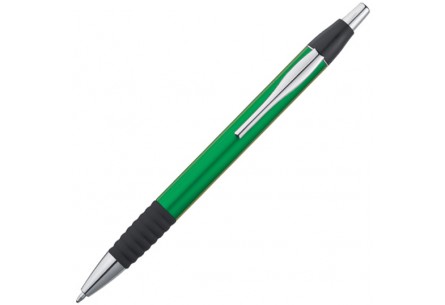 Plastikowy długopis o metalicznym połysku