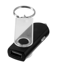 Brelok Swivel z ładowarką samochodową USB