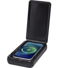 Sterylizator UV do smartfonów Nucleus z bezprzewodowym powerbankiem o pojemności 10 000 mAh